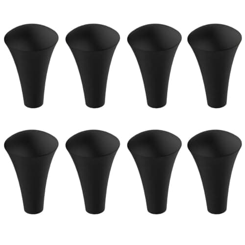 ThtRht 8 Pack Rubber Caps Replacement Non-Slip Silicone End Cap Tips Grips for RAM X-Grip Phone Mount Holder Smartphone Cradle Tablet Holder Tough-Claw Clamp Motorcycle Mounts Dashboard Bike Handlebar