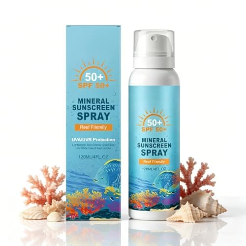 Mineral Sunscreen Spray SPF 50 120ml–Broad Spectrum UVA/UVB Protection