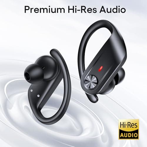 TAGRY Hybrid Active Noise Cancelling Wireless Ear Buds 80 Hrs Playtime Hi-Res Stereo Quality Bluetooth Earbuds with Transparency Mode Headphones Bluetooth Earhooks ANC Earphones for Work — view 3