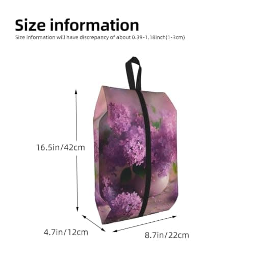 Shoe Bags For Travel Large Waterproof Travel Shoe Bag With Handle, 1 PC — view 3