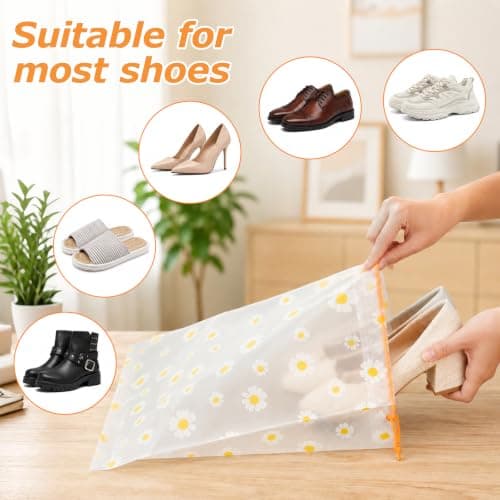 10Pcs Shoe Bags Travel,Shoe Storage Bags Dust Proof,Drawstring Bag,30*40CM — view 3