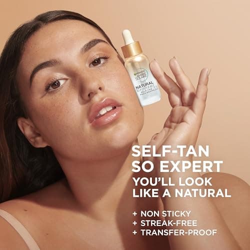 Garnier Ambre Solaire Fake Tan, Tanning Drops, Natural Bronzer Self Tan Drops for Face, with Hyaluronic Acid & Coconut Water, Gradual & Natural Looking Tan, Vegan Formula 30ml (Pack of 2) — view 3