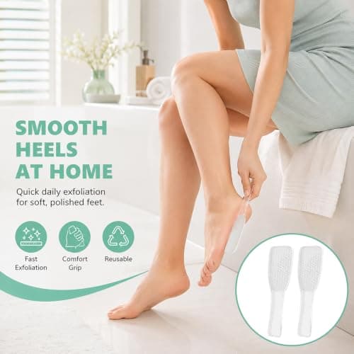 2 Pack Nano Glass Foot File for Gentle Hard Skin Removal — view 4