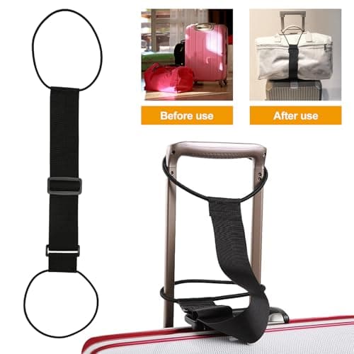 2 Pcs Elastic Fastening Belt for Luggage & Luggage Handle Buckle Straps — view 4