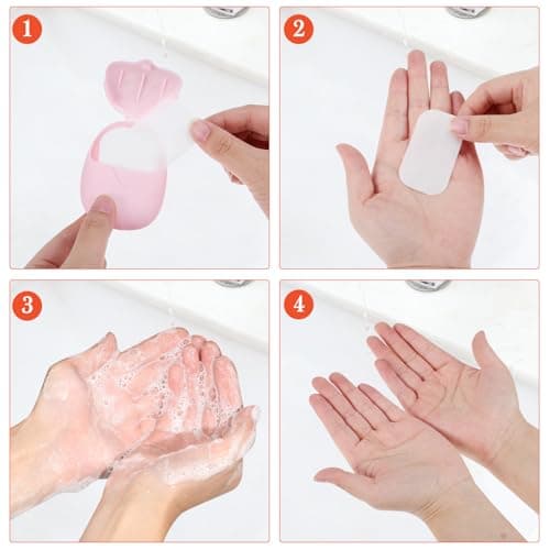 3 Pcs Travel Paper Soap Sheets Back to School Decorations for Hiking — view 3