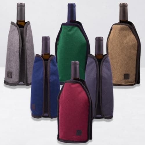 Wine Cooler Sleeve by Oak & Ember – Insulated Portable Bottle Chiller – Fits Wine & Champagne Bottles, Keeps Drinks Cold for Picnics, BBQs & Outdoor Entertaining (Charcoal Grey) — view 3