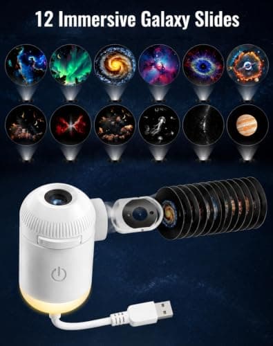Comauo Ocean & Galaxy 5D Holographic Smart Projection Night Light，3 — view 2