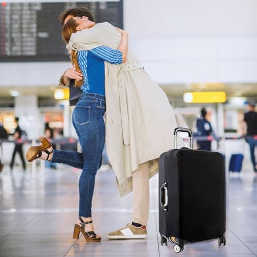 Suitcase Cover Luggage, Elastic Luggage Cover, Suitcase Protector Baggage Cover, Luggage Protective Cover, Suitcase Cover Protectors, Dustproof Trolley Baggage Protector, for Wheeled (M: 22-24 Zoll) — view 5