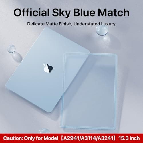 Soonjet for MacBook Air 15 inch Case M5 M4 M3 M2 2026-2023 Mac Laptop Cover — view 5