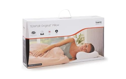 TEMPUR Original Ergonomic Pillow, Ergonomic Memory Foam Neck Support Pillow For Larger Frames, For Side and Back Sleepers with Washable Cover, Queen X-Large (61 x 31 x 13/10 cm), 1 unit — view 4