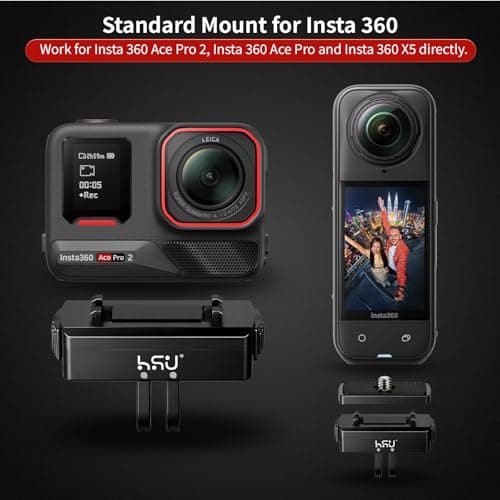 HSU Quick Release Adapter for Insta 360 Ace Pro 2 and Insta360 X5/X4/X3 — view 2