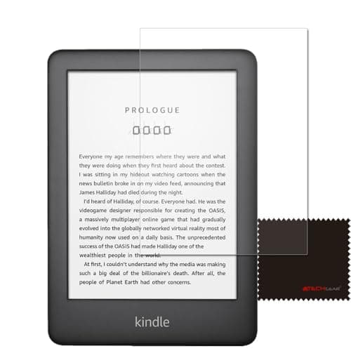TECHGEAR BABY PINK Kindle PU Leather Folio Case Cover With Magnetic Clasp + Screen Protector for Amazon Kindle eReaders 12th - 4th Generation (2024-2011) & Kindle Paperwhite with 6 inch Screen — view 3