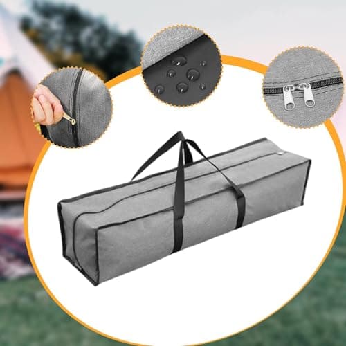 MotiveTech Camping Equipment Storage Bag, 100 Cm Long with Handles, Carrying Case, Travel Bag with Zipper for Tripod, Lightweight, 100cmx25cmx25cm — view 3