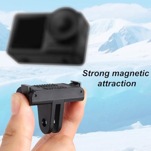 lasuroa 2pcs Magnetic Camera Mount for DJI Osmo Action 5 Pro/4/3 — view 6