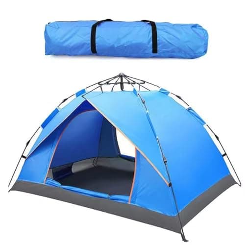 Suprills Pop Up Tent for 3-4 Person - Double Layer Instant Camping Tent, Holiday Essentials - Lightweight Tent for Beach, Camping,Hiking, Festival - Easy Set Up, Backpacking Tent water — view 2