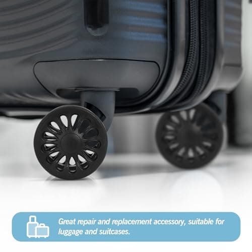 Volein 8Pcs Luggage Replacement Wheels Suitcase Castors Wheel Kit(V6-50mm) — view 3