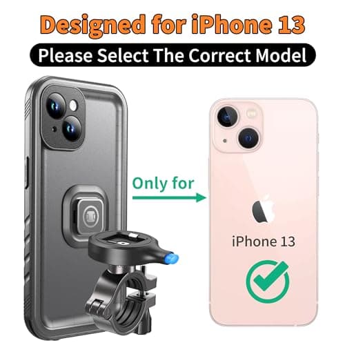 Cozycase 1S Lock/Unlock Waterproof Bike Phone Holder For iPhone 13 — view 2