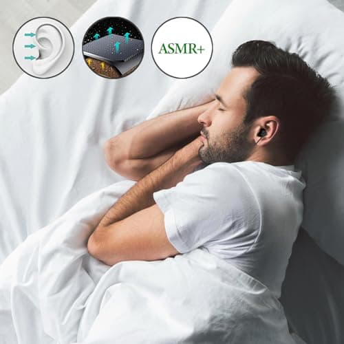 GEEKRIA Sleep Earbuds for Side Sleepers, Wired Stereo to Mono In-Ear Single Earbud, Ultra Soft Lightweight Silicone One Ear/Headphone, 3.5mm Headphone Jack Compatible with Android (2.9FT) — view 5