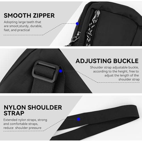 Fantasyon Small Sling Bag, Waterproof Crossbody Chest Pack — view 4