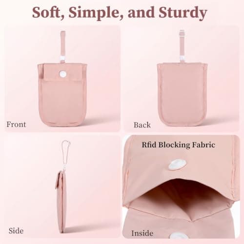 Chsoejuf Bra Wallet, Hidden Travel Bra Wallet, Travel Pouch — view 6
