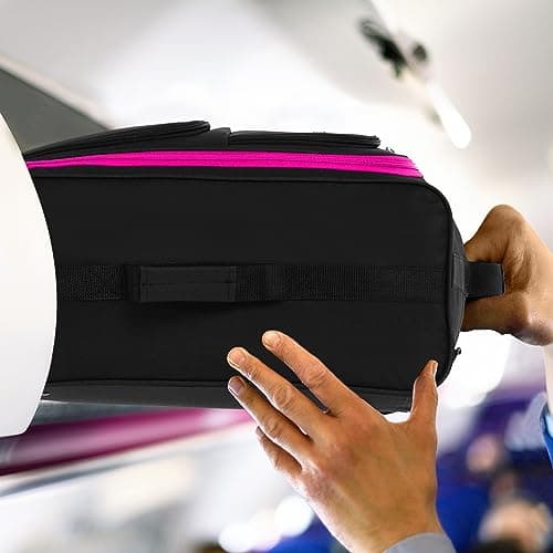 Flight Knight Carry On Cabin Suitcase easyJet (Overhead) Approved Large 2 Wheels Lightweight Bag Ideal for Airline Travel 56x45x25cm — view 5