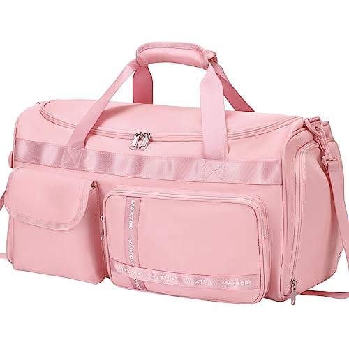 MAXTOP Travel Duffle Bag for Women Carry On Tote Weekender Overnight Bag Large Capacity Duffel Bag with Shoe Compartment,Gym Tote Bag with Dry and Wet Separation