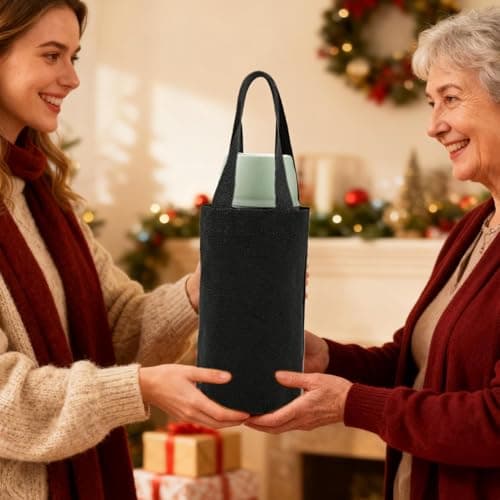 Hozaenwa Water Bottle Carrier Bag Portable Drinks Organizer Bag — view 2