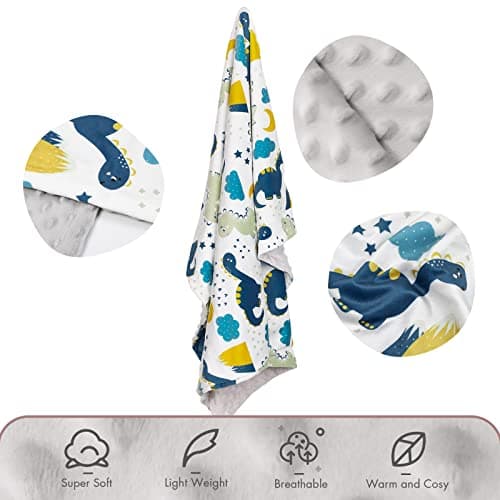 Soarwg Kids Soft Plush Baby Blanket for Newborn, 75x100cm — view 2