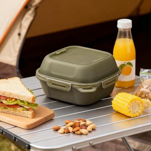 Shockproof 4-Grid Egg Holder for Camping Travel Hiking Picnics Road Trips — view 5