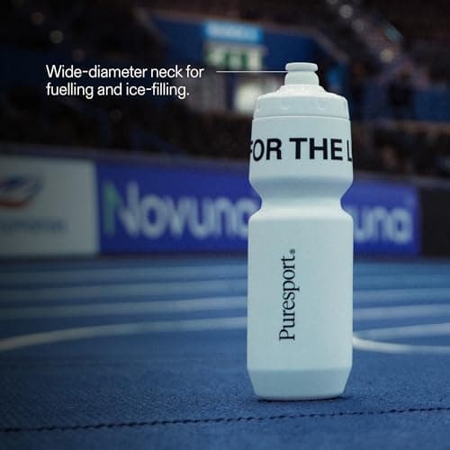 Puresport Sports Bottle, Matte White 720ml Leak-Proof Water Bottle — view 3