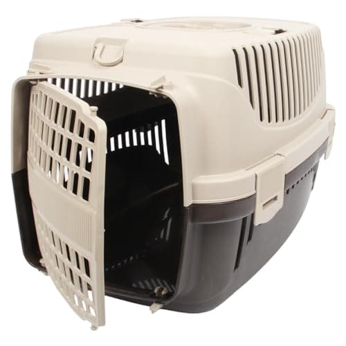 Jolie Max Pet Carrier - Lightweight Transport Crate for Small Animals - Removable Gate - Ventilated Design - Seatbelt Clip - Portable Box for Cats, Dogs, Kittens — view 5