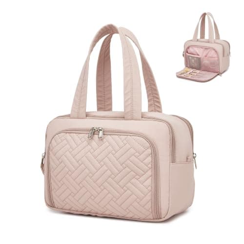 Kono Large Travel Toiletry Bag for Women, Makeup and Wash Bag