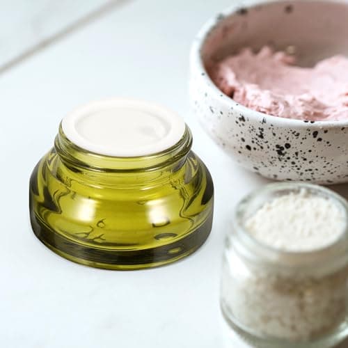 5pcs Refillable Cream Jars 15g Glass PP Travel Containers with Lids — view 5
