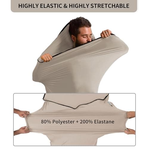 Naturehike Ultralight Hut Sleeping Bag Liner only 390g High Elasticity Travel Sleeping Bag with Small Pack Size for Backpacking, Hostels and Camping — view 2