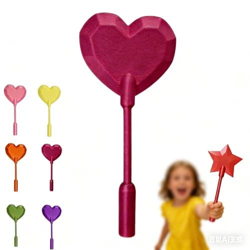Credit Card Wand,3D Printed Magic Credit Card Wand - Star-Shaped Tap to Pay Contactless Payment Wand with Hidden Card Slot, Easy Checkout Accessory for Daily Errands Dining Travel (Red)