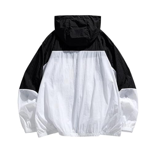 Mens Sun Protection UPF 50+ Jacket Summer Casual UV SPF Coat Long Sleeve Zip Up Shirts Breathable Quick Dry Comfy Tops Pockets Fishing Running Hiking Athletic Outdoor Climbing Travel Uk Size 8-18 — view 4
