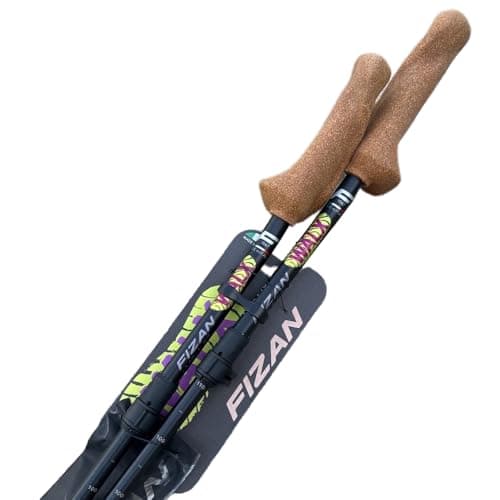 WALX PRO Total Body Walking Poles – Lightweight Adjustable Alloy Trekking Poles with Cork Ergo Grip, 15° Impulse Bend & External Lock – Fitness, Hiking, Nordic Walking & Rehab Use - 120-130cm — view 5