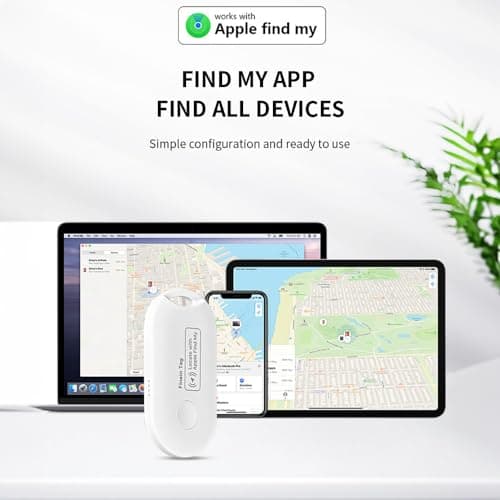 Finein Tag Smart Tracker - Worldwide Location Tracker Compatible with Apple Find My Network. For Keys, Wallets, Luggage, Cars & Pets. AirTag Alternative — view 4