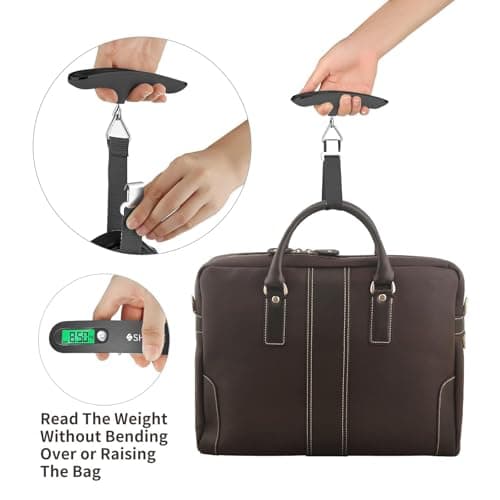 SHANJE Luggage Weight Scale for Suitcases 110 Lbs Black — view 2