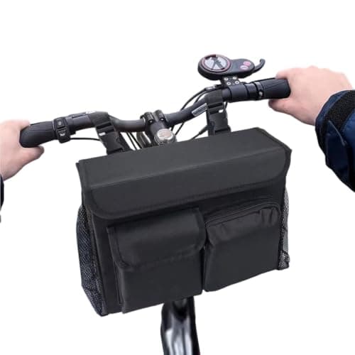 Scooter Bag Multi-Pocket Quick Release Front Handlebar Basket