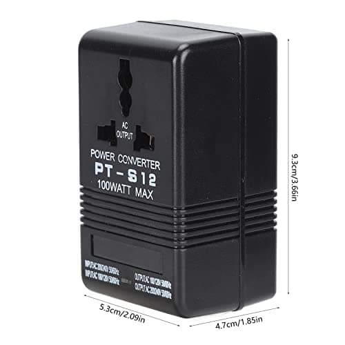 Badafaci Voltage Converter AC 100v-120v to -240v Travel Step Up Down Voltage Converter Transformer for Travel Hair Dryers, Coffee Machines, DVD Players — view 2