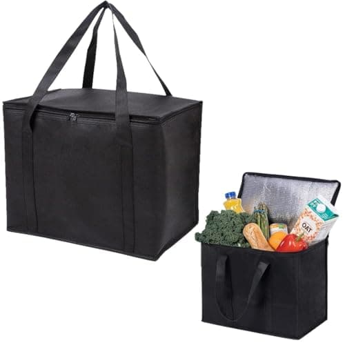 18L Insulated Cooler Bag,Reusable Leakproof Thermal Food Tote