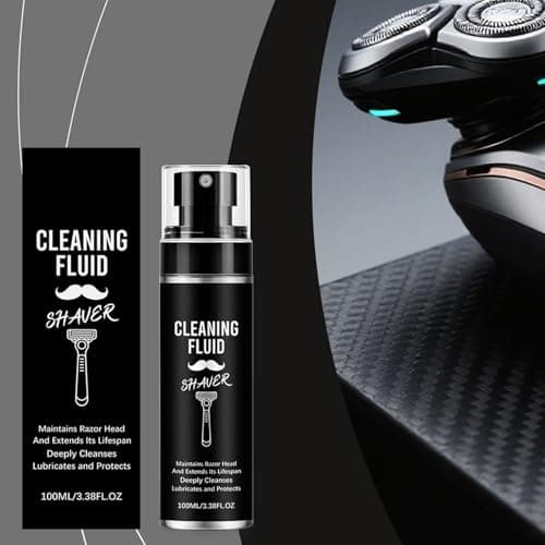 Powerful Shaver Cleaner - Electric Clipper Wash Spray, 100ML Fast Drying Formula, Spray Material Gentle Clean, Grooming Tool Accessory, Men Dad Father Grandpa Home Travel — view 3