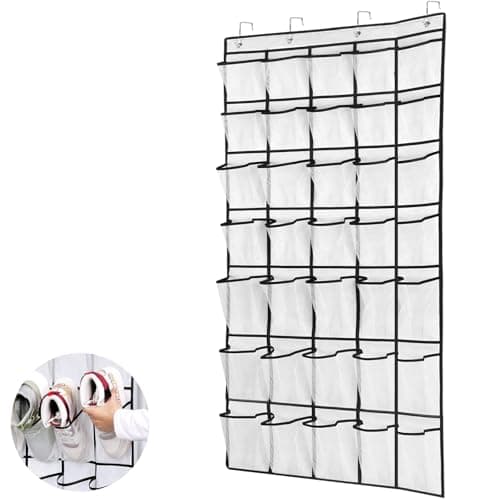 GAOHAN 35 Large Pockets Over Door Shoe Storage Organiser Wardrobe Shoe Rack