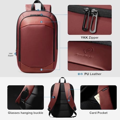 HEROIC KNIGHT Slim Laptop Backpack, Fits 17.3 Inch — view 5