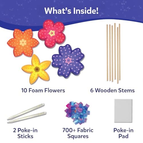 Skillmatics Poke-in Art – Flower Bouquet, DIY Craft Kit, Gifts for Kids — view 3