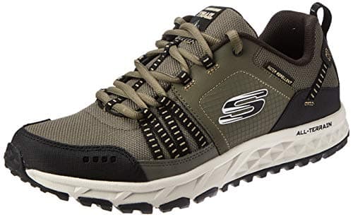 Skechers Mens Escape Plan Trainers Olive Size 11