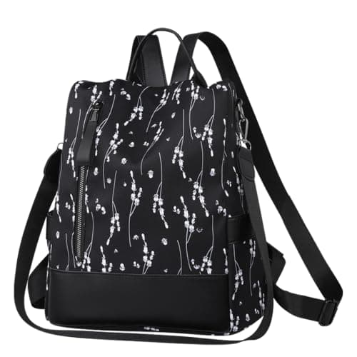 WSXQAZ Women's Fashion Backpacks, Lightweight Nylon Casual Rucksack