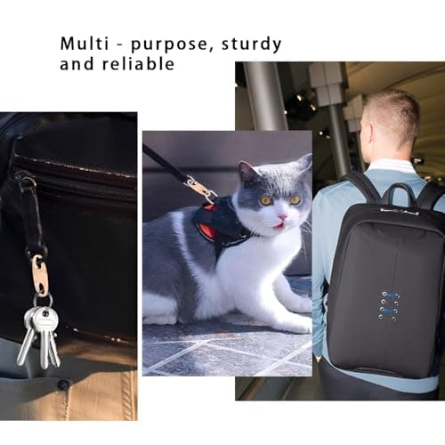 4 Pcs Small Zipper Clips,Double Opening Snap S Hooks Backpack Zipper Lock Anti Theft,Detachable Gold Anti Theft Zip Lock for Bag, Tent, Handbags, Camping, Fishing, Traveling, Outdoor Sports — view 6