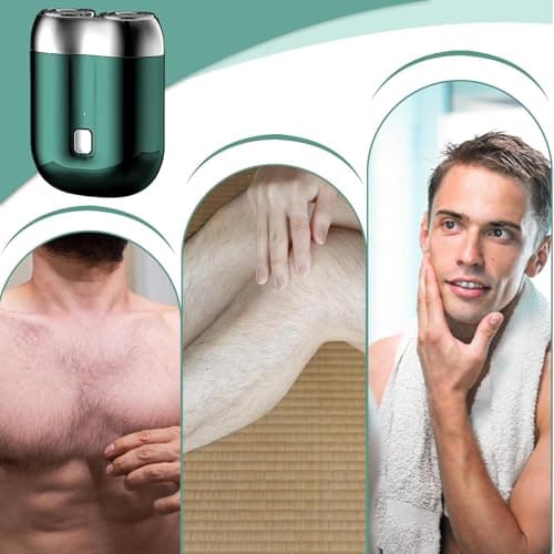 Travel Shaver USB Rechargeable Mini Wet Dry Personal Men Face — view 4
